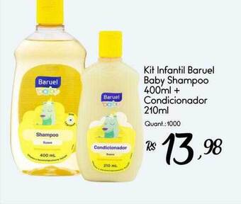 Giassi Supermercados Kit Infantil Baruel Baby Shampoo + Condicionador oferta
