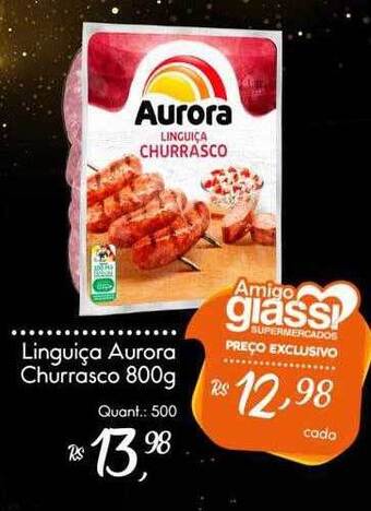 Giassi Supermercados Linguiça Aurora Churrasco oferta
