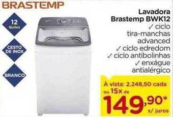 Carrefour Lavadora Brastemp Bwk12 oferta