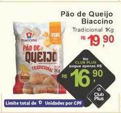 Supermercado Lavapés Pão De Queijo Biaccino oferta