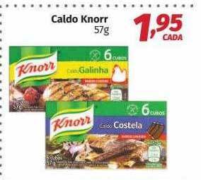 Supermercados Cidade Canção Caldo Knorr oferta