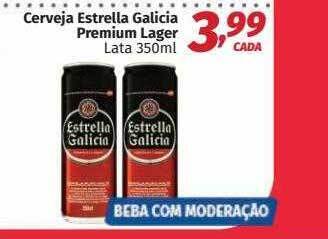 Supermercados Cidade Canção Cerveja Estrella Galicia Premium Lager oferta