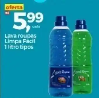 Lava roupas Limpa Facil 1L tipos