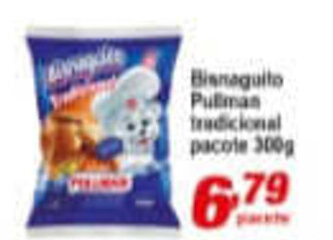 Bisnaguito Pullman tradicional pacote 300g