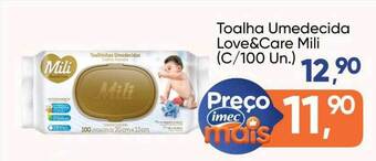 Imec Supermercados Toalha Umedecida Love&care Mili oferta