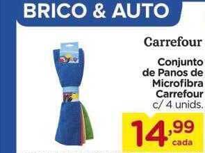 Carrefour Conjunto De Panos De Microfibra Carrefour oferta