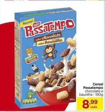 Carrefour Cereal Passatempo oferta