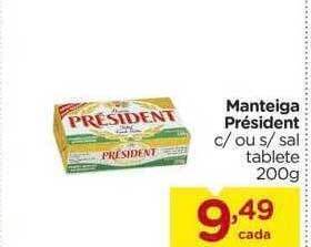 Manteiga Président