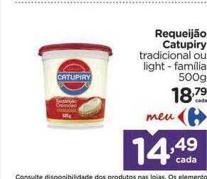 Carrefour Requeijão Catupiry oferta