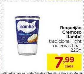 Carrefour Requeijão Cremoso Itambé oferta