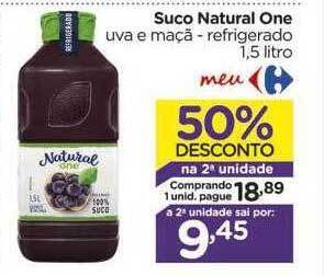 Carrefour Suco Natural One oferta