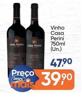 Imec Supermercados Vinho Casa Perini oferta