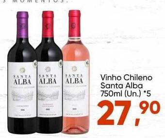 Imec Supermercados Vinho Chileno Santa Alba oferta