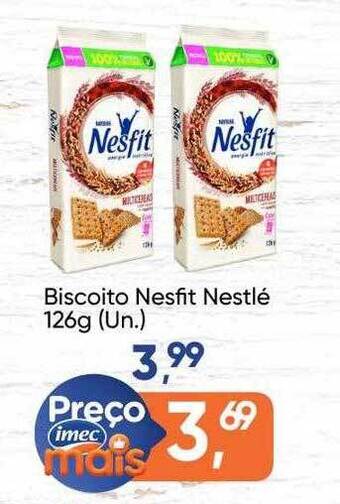 Imec Supermercados Biscoito Nesfit Nestlé oferta