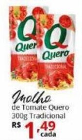Ricoy Supermercados Molho de Tomate Quero 300g Tradicional oferta
