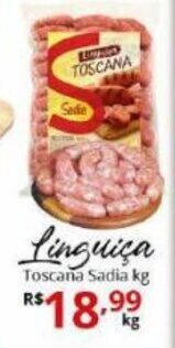 Ricoy Supermercados Linguica Toscana Sadia 1kg oferta