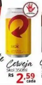 Ricoy Supermercados Cerveja Skol 350ml oferta