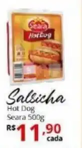 Ricoy Supermercados Salsicha Hot Dog Seara 500g oferta