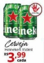 Ricoy Supermercados Cerveja Heineken 350ml oferta