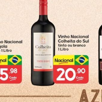 Supermercados Princesa Vinho oferta