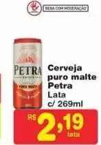 Cerveja puro malte petra 269ml