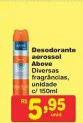 Desodorante above 150ml