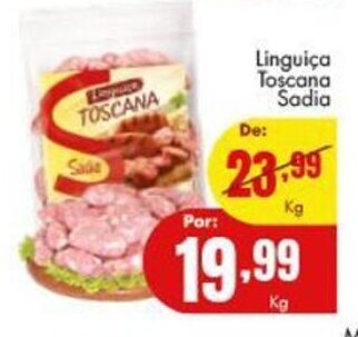 Barbosa Supermercados Linguica Toscana Sadia 1kg oferta