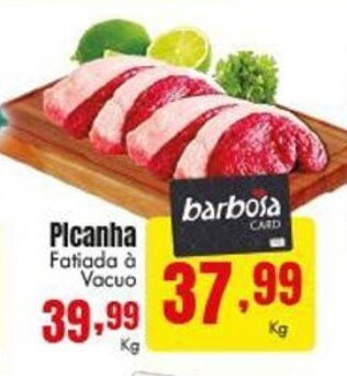 Picanha Fatiada a vacuo 1kg