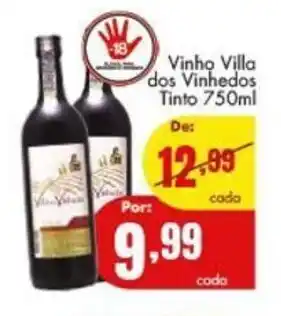 Barbosa Supermercados Vinho Villa Dos Vinhedos 750ml oferta