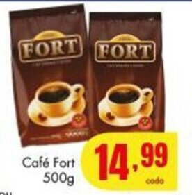 Barbosa Supermercados Cafe Fort 500g oferta
