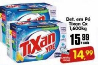 Det. em po tixan cx. 1.600kg
