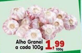 Alho granel cada 100g