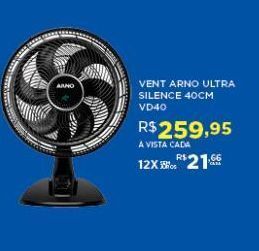 DB Supermercados Ventilador arno ultra silence 40cm oferta