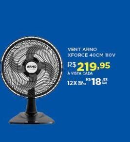 DB Supermercados Ventilador arno xforce 40cm 110v oferta