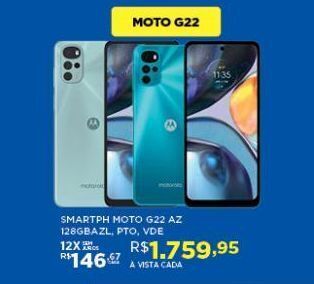 DB Supermercados Moto g22 128gb oferta