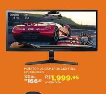 DB Supermercados Monitor lg gamer 29 led full hd oferta