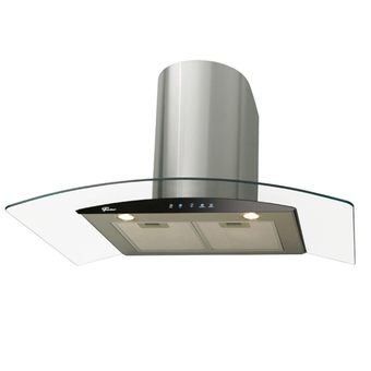 Coifa de Parede Talent Touch Exaustor ou Depurador 90cm Vidro Digital 16740 Fischer