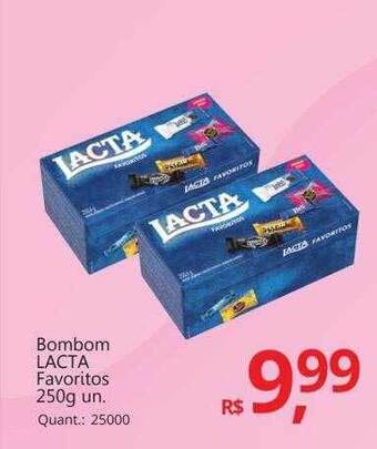 Supermercados Koch Bombom Lacta Favoritos oferta