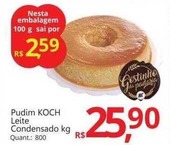 Pudim Koch Leite Condensado Kg