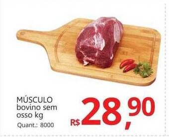 Supermercados Koch Músculo Bovino Sem Osso Kg oferta