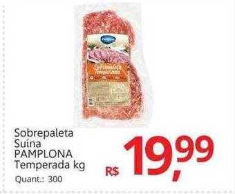 Supermercados Koch Sobrepaleta Suína Pamplona Temperada Kg oferta