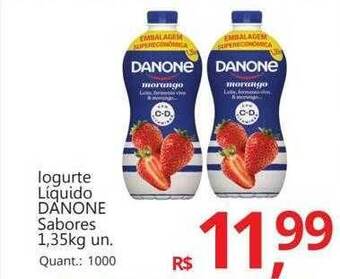 Supermercados Koch Iogurte Líquido Danone Sabores oferta
