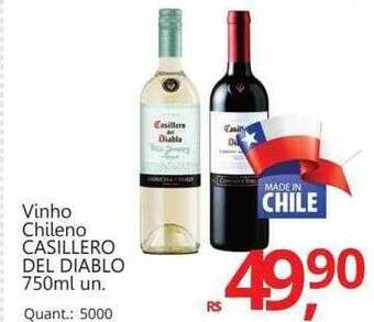 Supermercados Koch Vinho Chileno Casillero Del Diablo oferta