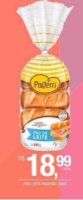 DB Supermercados Pao Leite Paderri oferta