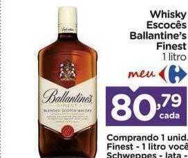 Carrefour Whisky Escocês Ballantine's Finest oferta
