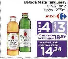 Carrefour Bebida Mista Tanqueray Gin & Tonic Leve 4 Pague 3 oferta