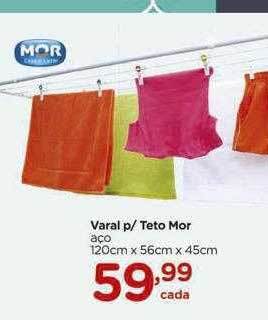 Carrefour Varal P Teto Mor oferta