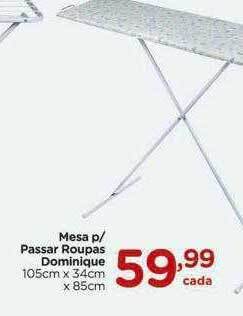 Carrefour Mesa P Passar Roupas Dominique oferta