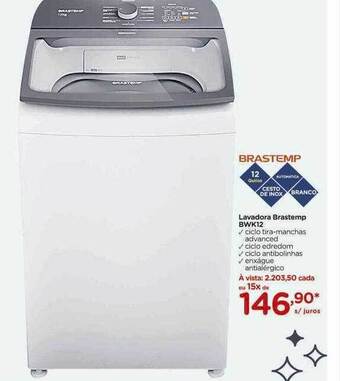 Carrefour Lavadora Brastemp Bwk12 oferta