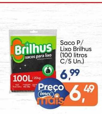 Saco P Lixo Brilhus